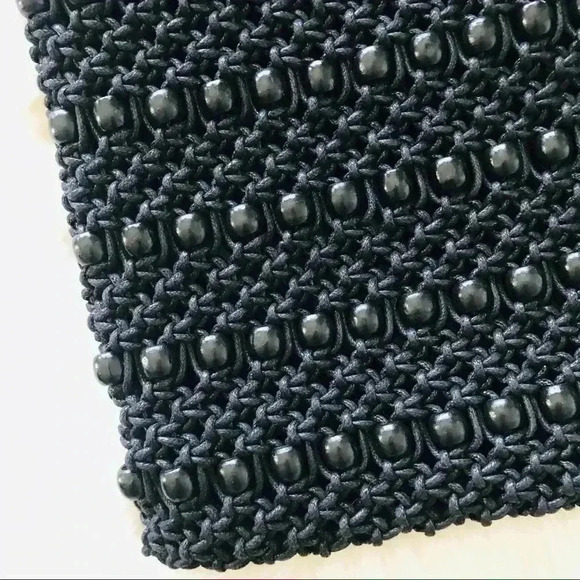 Handmade Woven Macrame Crotchet Bag Boho Summer - Picture 3 of 6